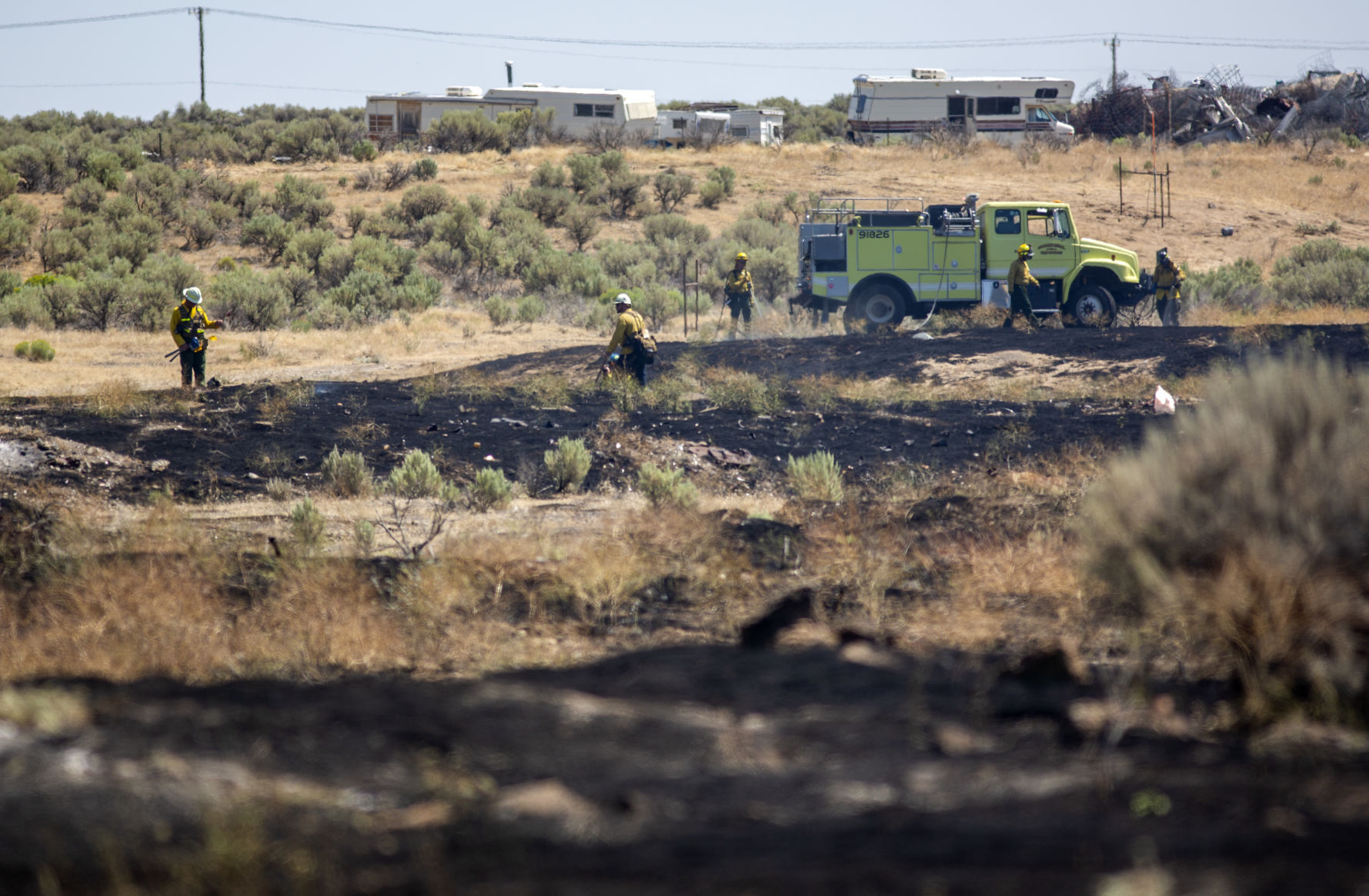 Drops Fire spreads more than 2,000 acres
